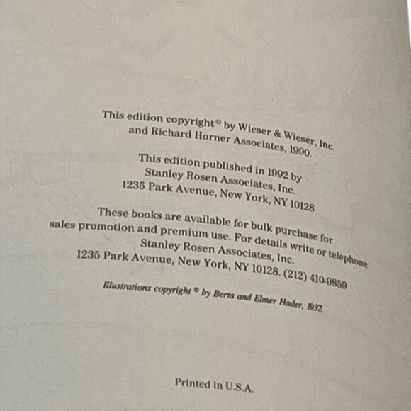 BOOK VINTAGE A Visit From Saint Nicholas Illustrated by Berta & Elmer Hader '92 - Picture 4 of 6